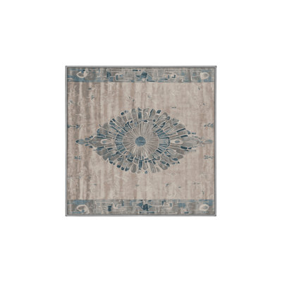 Tapis gris lavable à la machine