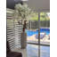 White Cherry Blossom Tree In Matte Planter-1012837695