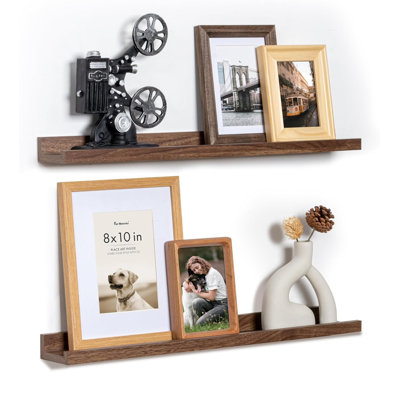 2 Piece Wood Floating Shelf