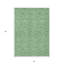 Tapis d'intérieur lavable floral vert et artichaut 3 pi x 5 pi HomeRoots
