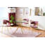 Aimiee Round Glass Top Dining Table