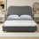 Lit plateforme tapissier Dulane
