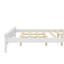 Grand lit plateforme en bois moderne