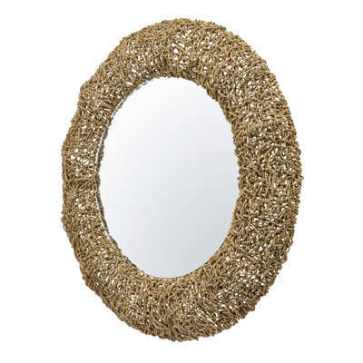 Tangled Wall Mirror - Natural Rope