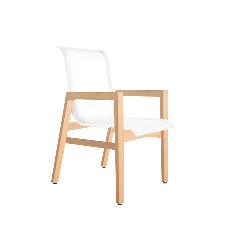 Seashore Patio Dining Armchair, Natural
