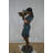 Eutropios Lady holding a tray bronze statue fountain - Size: 17"L x 23"W x 62"H.