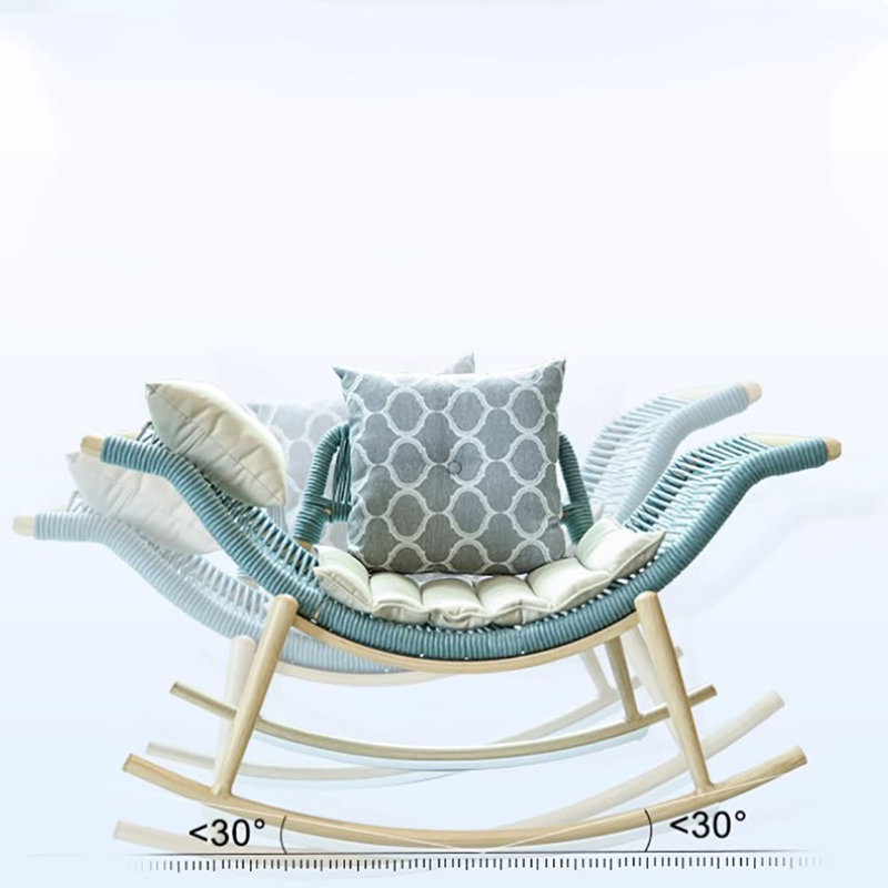 Chaise berçante moderne simple et sophistiquée