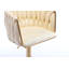 Ensemble de 2 tabourets de bar avec repose-pieds chromé et base pivotante à hauteur réglable en velours