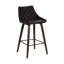 Chaise de bar 26 po en fer brun