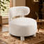 Chaise d'appoint en tissu Teddy