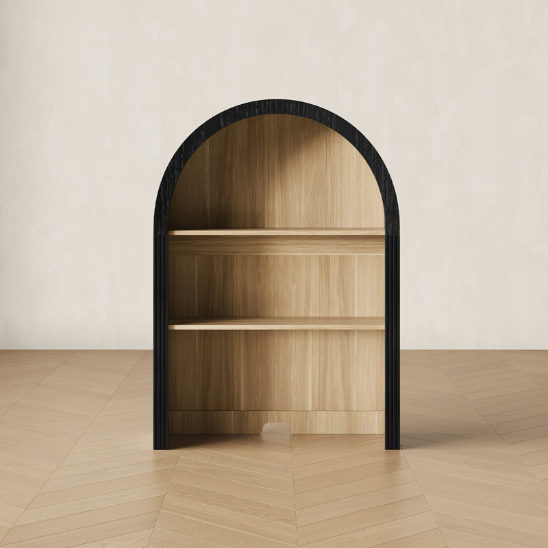 Armoire haute haute arquée, noire, Black