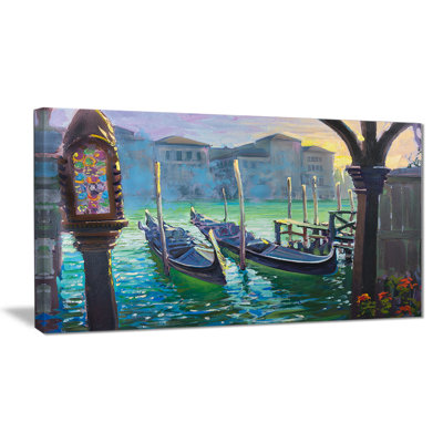 " Gondolas In Venice "