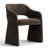 19" Upholstered Chenille Dining Armchair-1304585602