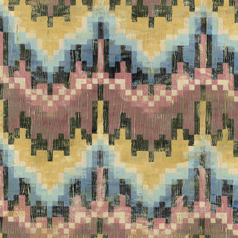 " Flame Stitch II " by Chariklia Zarris, 12" H x 12" W