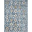 Tapis en polyester résistant aux taches de conception élégante bleu marine 2 pi 3 pi - idéal pour les espaces très passants