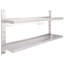 Abrego 2 Piece Metal Floating Shelf-1204931954