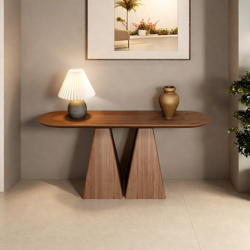 Console Retro Minimalist Art, H 31,5 po x l 59,06 po x P 11,81 po, Brun