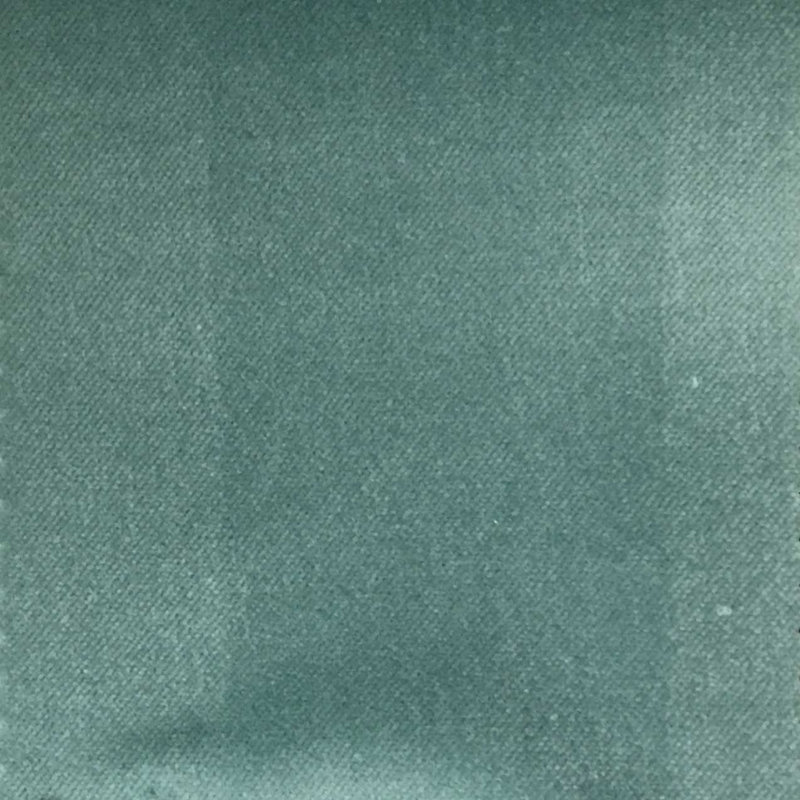 Bowie-Regal Cotton Plain Velvet Upholstery Fabric, Angel Blue
