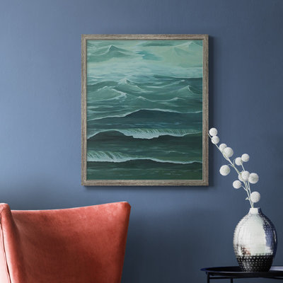 Sandbar Break I, toile encadrée de qualité supérieure - prête à être accrochée