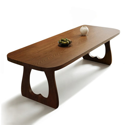 Solid wood rectangular pine dining table