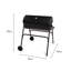 VonHaus 87cm W Charcoal Grill