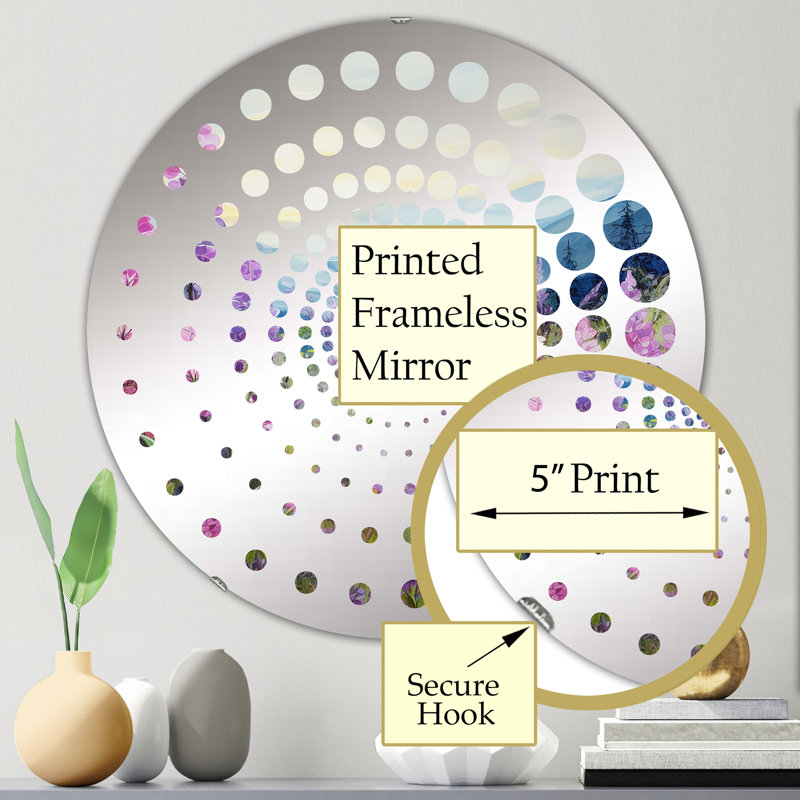 Eronim Circle Mirror, 23.6" x 23.6"
