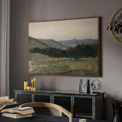 Paysage rétro - CCVXCIV - Toile tendue avec châssis