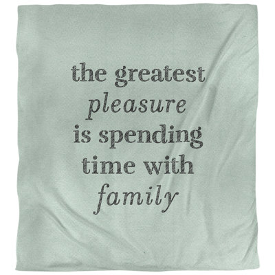 Housse de couette réversible à l’écriture "quotes love family"