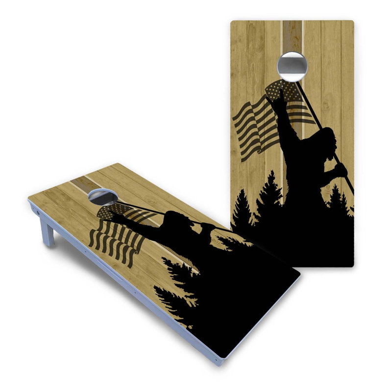 Ensemble de cornhole Sasquatch, Ajouter un étui et des lumières