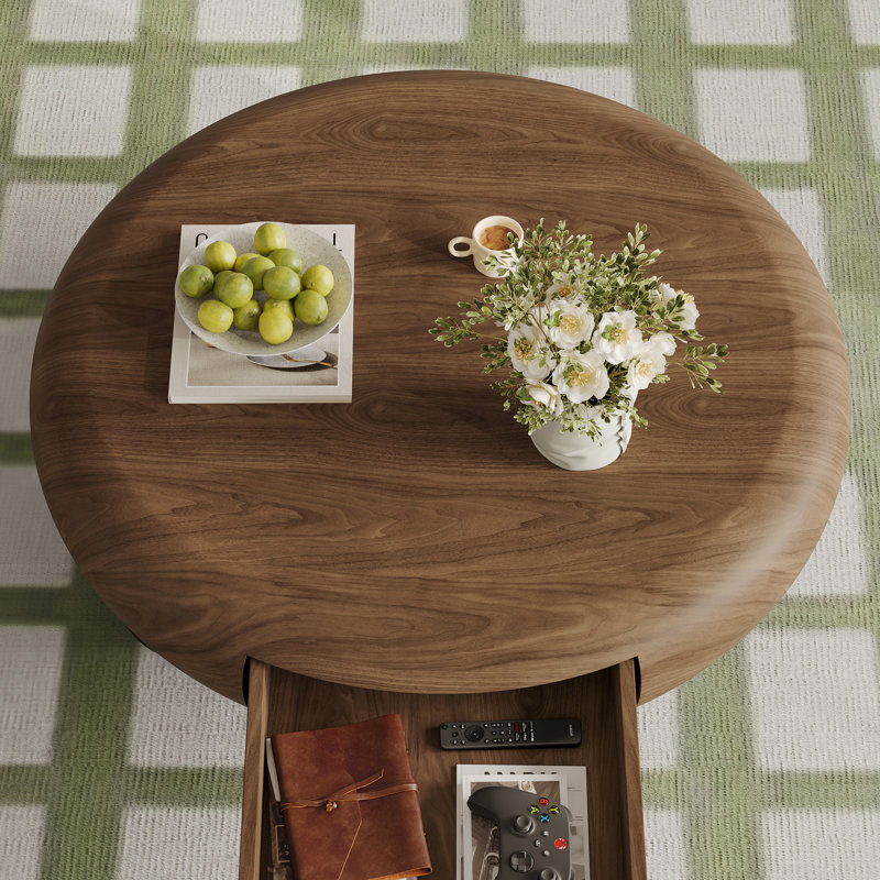 Table basse de 35,4 po Mid-Century