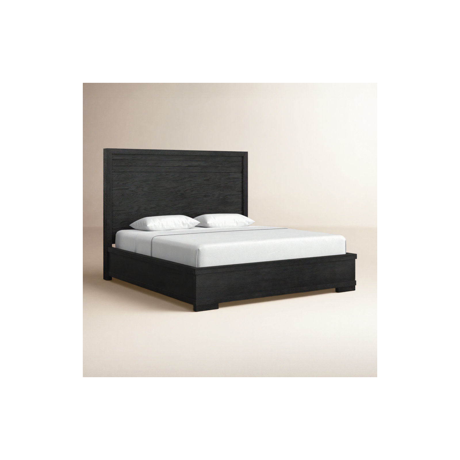 Appleton Panel Bed, King, Charred Oak