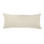 Housse de coussin 100% coton rayé bleu / brun clair fait à la main-469935901