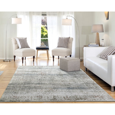 Tapis abstrait gris