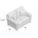 Annabel 59'' Upholstered Loveseat