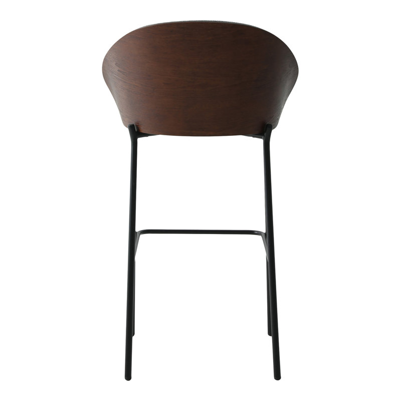 Anley Upholstered Bar Stool with Steel Frame