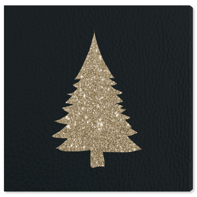 " Glitter Tree Silhouette "