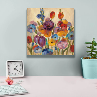 'Garden Hues 1' by Silvia Vassileva Canvas Wall Art