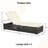 Outdoor Patio Chaise Lounge Chair - Foldable, Compact Design Adjustable , Cushion Pe , Galvanized Steel For Garden, Poolside Chairs With Storage , Weather Patio, Backyard-1349916315