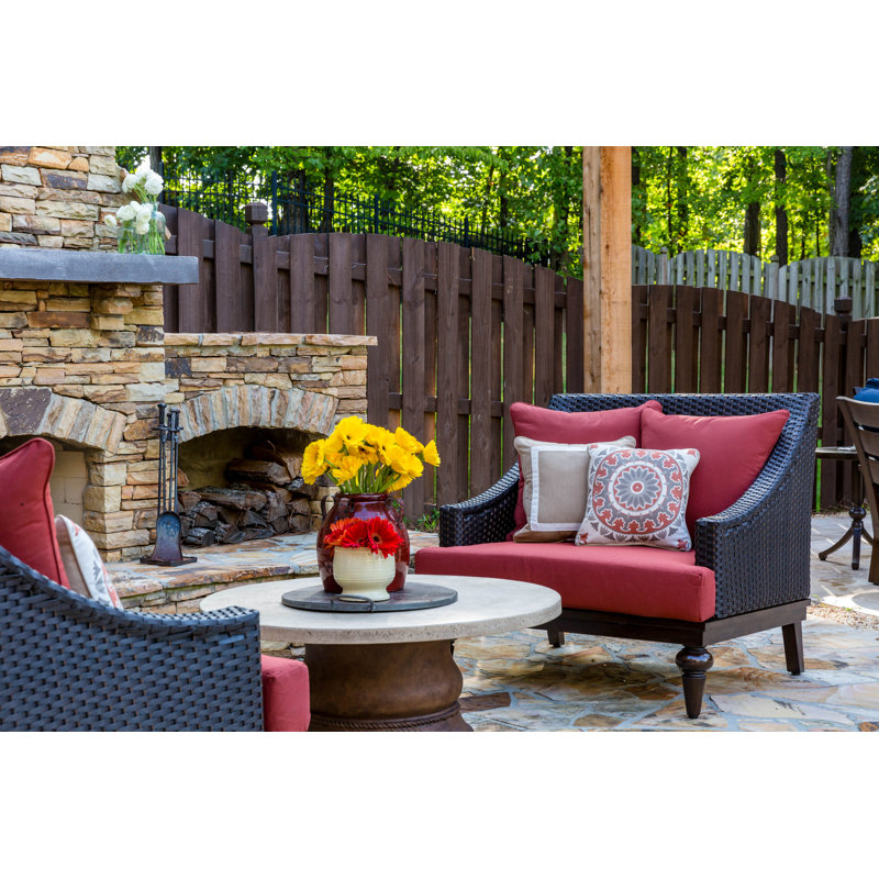 Somerby Outdoor Lounge Chair, Canvas Brick Sunbrella® Canvas