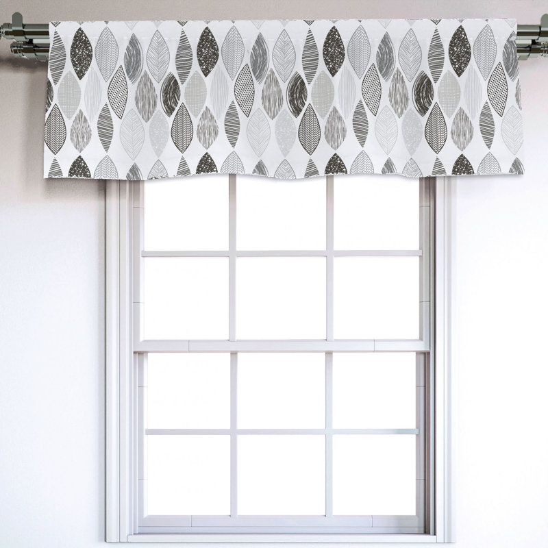 Sateen Ruffled Window Valance