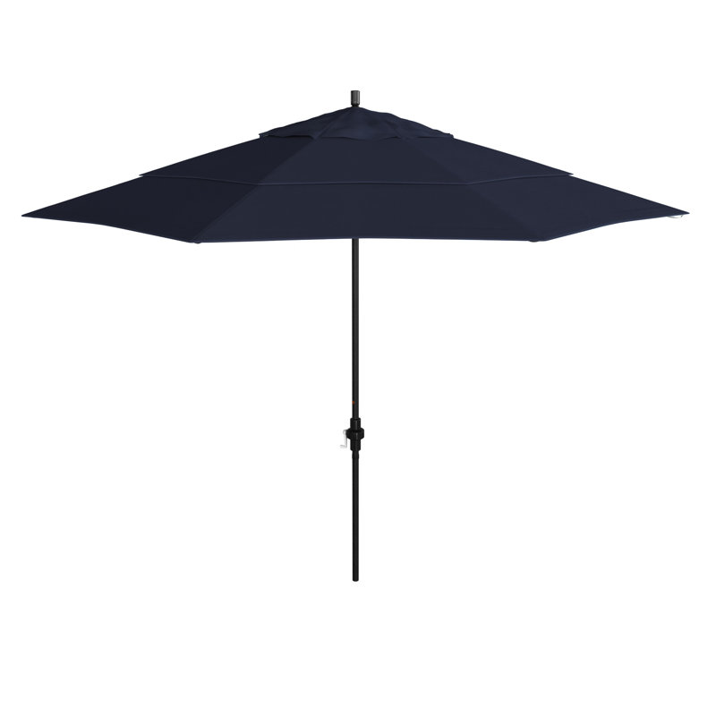 Parasol de marché 132 po, Toile performance bleu marine