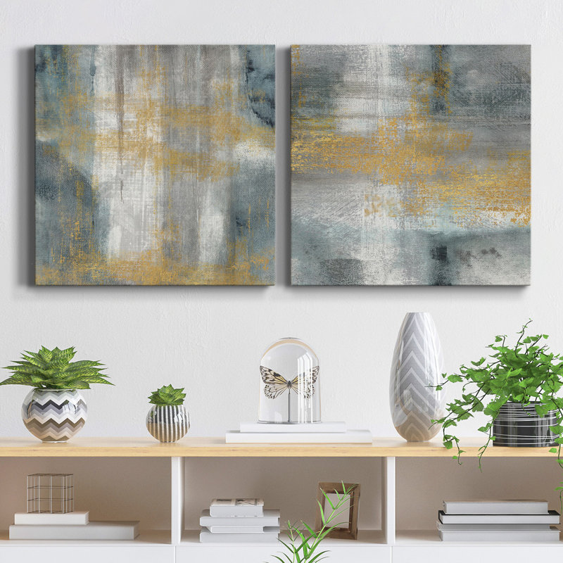 «Frost Valley Morning III», ensemble de 2 reproductions d'art sur toile tendue, H 10 po x l 10 po x P 1,25 po