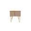 Baudi 45cm W Manufactured Wood Bedside Table-1920202054