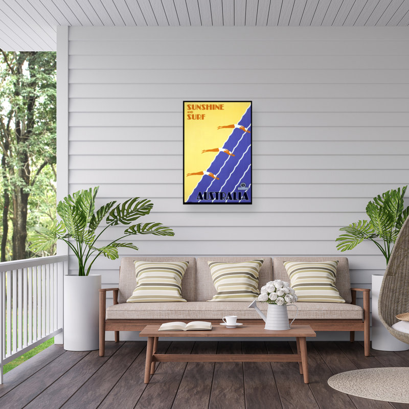 Toile d'extérieur Marcus Jules Sunshine & Surf, H 12 po x l 19 po
