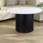 Tables de salle à manger luxueuses en marbre rond, design moderne pour la cuisine et la maison