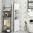 Castellane Elegant Corner Tall Bathroom Cabinet with Adjustable Shelves and Storage Cabinet-305469888