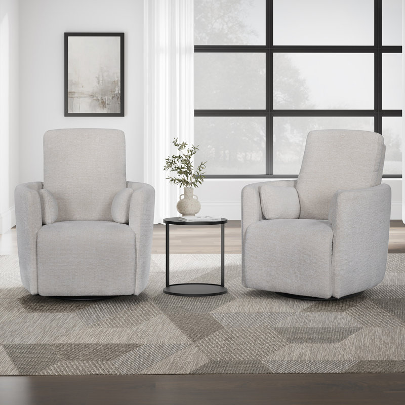 Fauteuil inclinable et oscillant manuel Coiscou, Mascarpone
