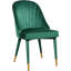 Chaise d'appoint rembourrée en velours Belle-319726429