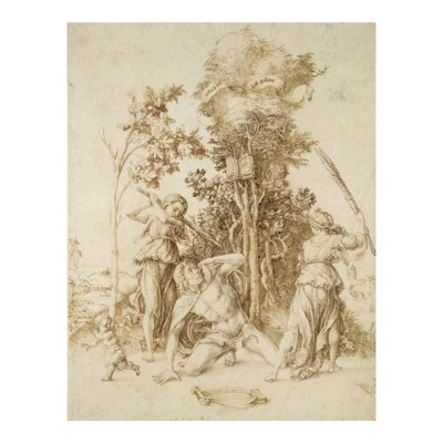 La mort d'Orphée par Albrecht Dürer - Estampe numérique