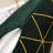 Soft Geometric Gold Printed Square Throw Pillow Cover-1987887079-1987887082